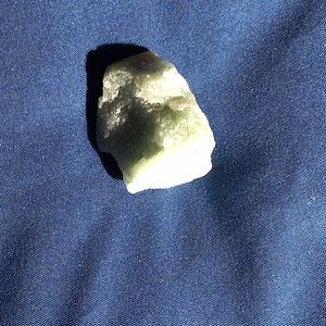 I’m selling a medium green rock